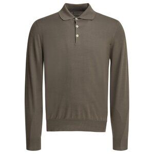Brunello Cucinelli Polo Shirt With Buttons Tag Size 50 Men